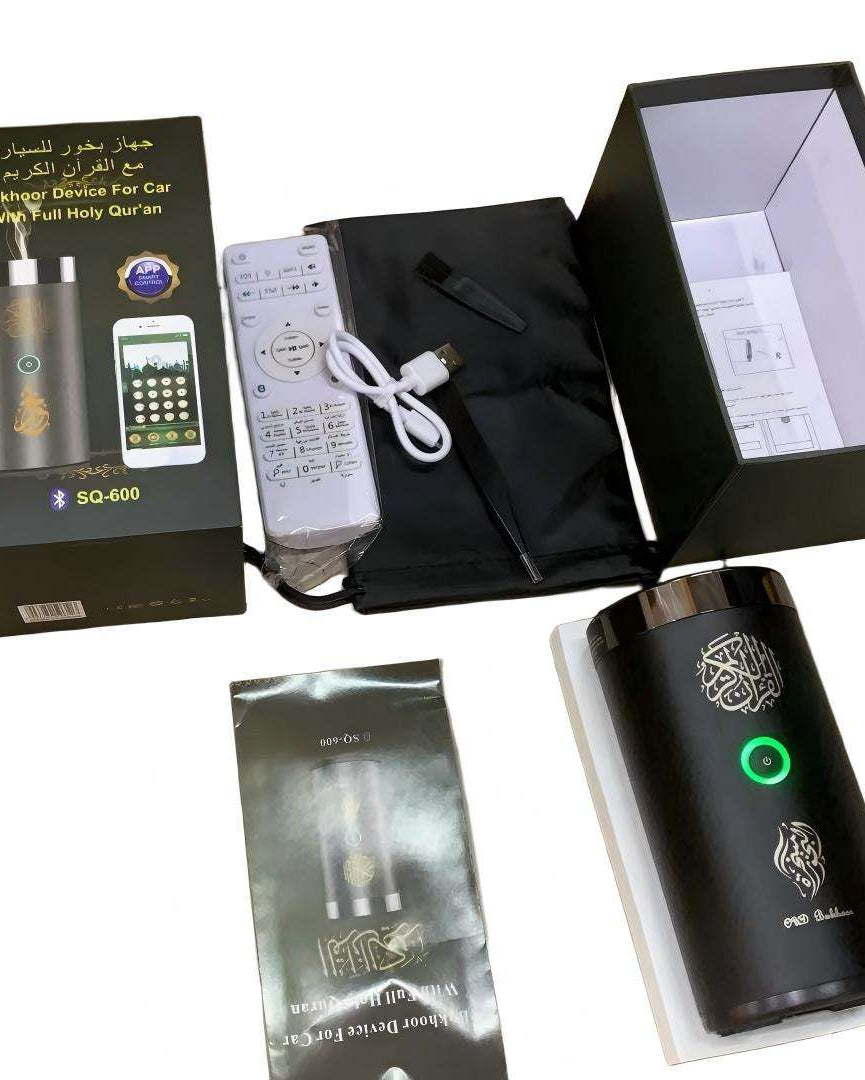 Quemador de bakhour con altavoz